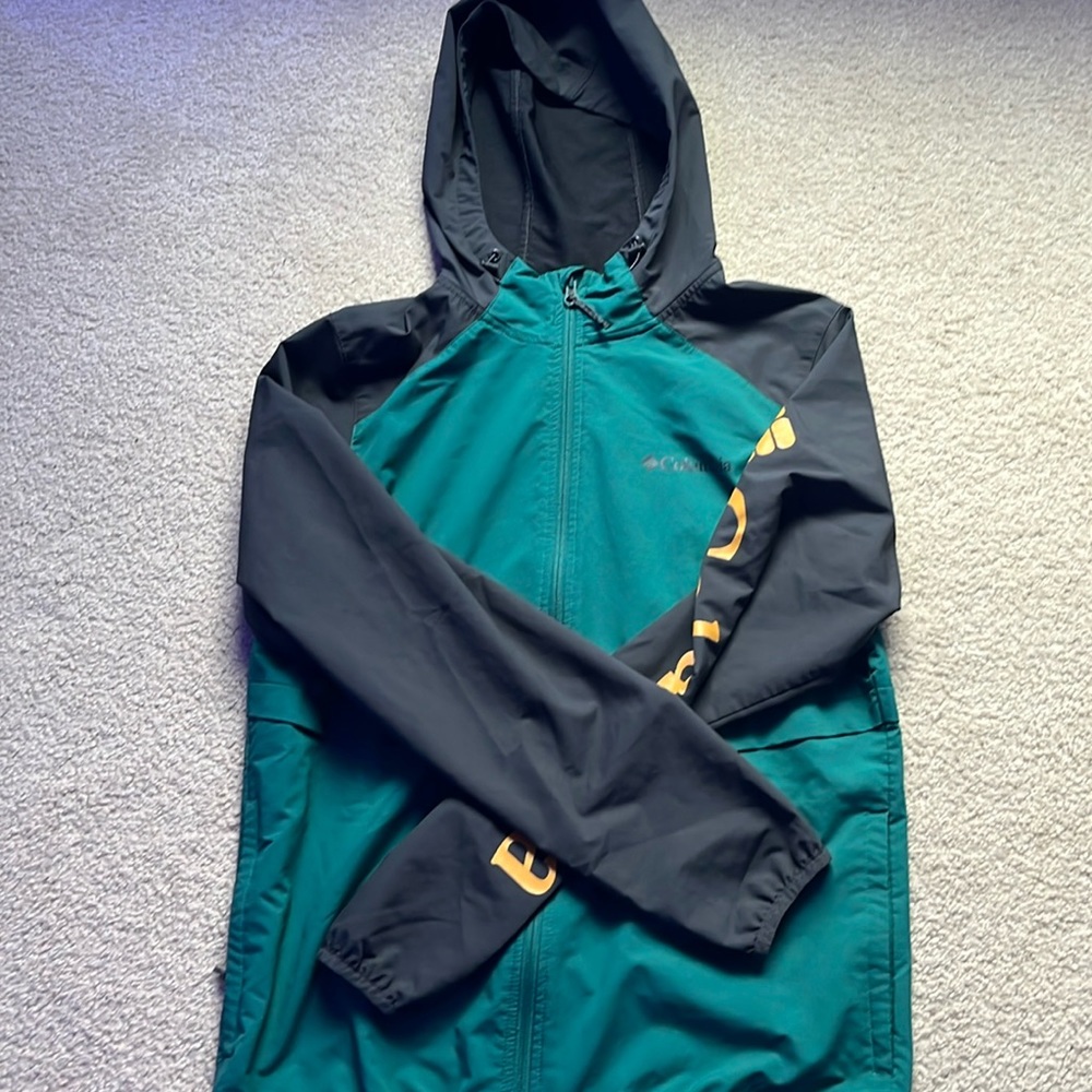 Columbia wind breaker/raincoat men small